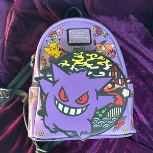 Loungefly Purple Pokemon Backpack